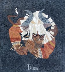 Taurus Bull Mosaic
