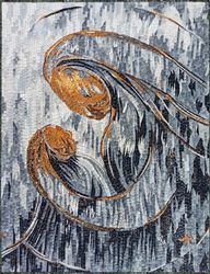 Мать и дитя, мозаика