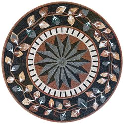 Multicolored Leaves Mosaic