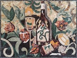 Tuscan Still-Life Mosaic