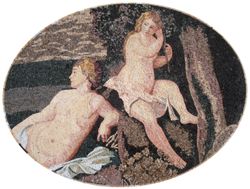 Palma's Nymphs Bathing Mosaic