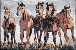 Five Horses Mosaic