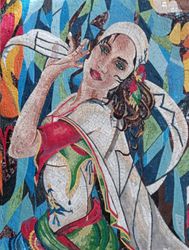 Scarf Dancer Mosaic