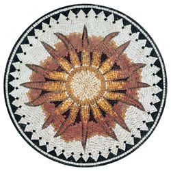 Mosaik Kraftvolle Sonne