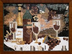 Wine and Champagne Mosaic