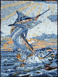 Segelfisch Mosaik