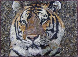 Tiger Mosaic Portrait