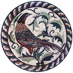 Pheasant Mosaic Medallion