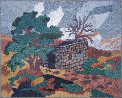 Cottage in the Woods Mosaic