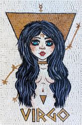 Virgo Zodiac Mosaic