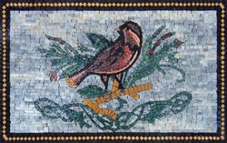 Rotkehlchen Mosaik