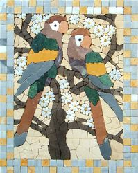 Papageien Mosaik