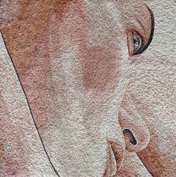 Mosaik Frau Melancholie