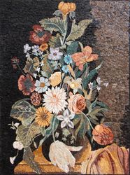 Floral Still Life Mosaic