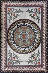 Mediterranean Waves Rug Mosaic