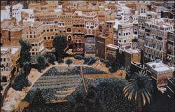 Sana'a Cityscape Mosaic