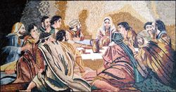 Mosaik Jesus Apostel