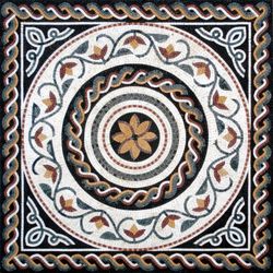 Flowers and Braids Patterned Mosaic