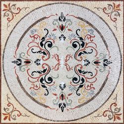 Colorful Square-Shaped Decorative Mosaic