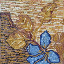 Abstrakte Blätter Mosaik