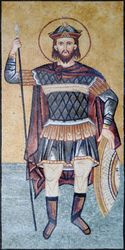 Byzantine Angel Mosaic