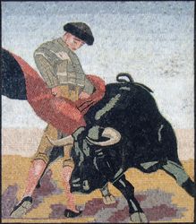 Todestanz des Matadors Mosaik
