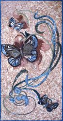 Flying Butterflies Mosaic
