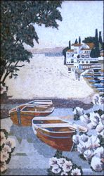 Mosaik Ruderboote