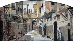 Old Damascus Alley Mosaic