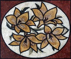 Yellow Daylilies Mosaic