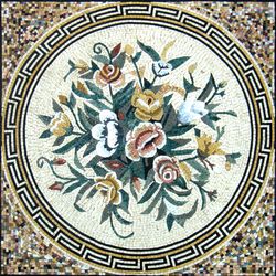 Bouquet Vignette Mosaic Tile