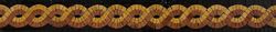 Golden Woven Braid Border Mosaic