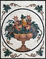 Fruit Bowl Motif Mosaic