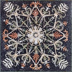 Floral Star Motif Mosaic