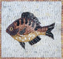 Chromis Fisch Mosaik