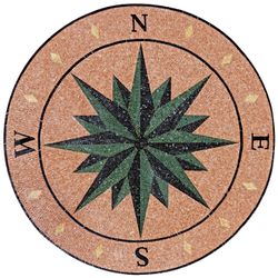 Empress Green Compass Mosaic