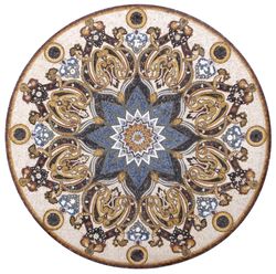 Gold and Blue Mosaic