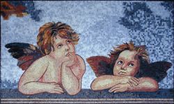 Raphael's Cherubs Mosaic
