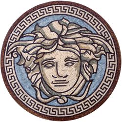 Round Medusa Head Mosaic