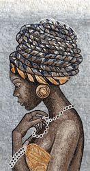 Mosaik Frau Afrikanisch