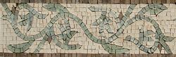 Green Vine Border Mosaic