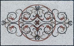Mosaik Teppich Ornament