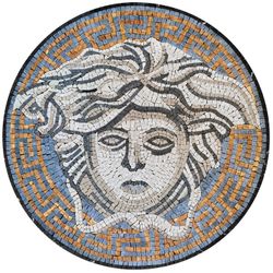 White Medusa Mosaic