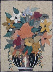 Smooth Textured Flower Mosaic