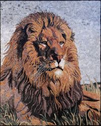 Lion Mosaic
