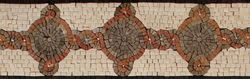 Rose and Oak Patterned Border Mosaic