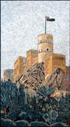 Festung Nakhal Mosaik