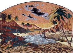 Desert Oasis Mosaic