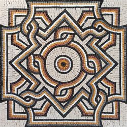 Multicolored Geometric Decorative Mosaic