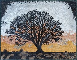 Sunset Tree Mosaic